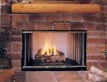 contemporary fireplace insert.